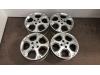 Velgen set van een Opel Astra G (F67), 2001 / 2005 1.6 16V, Cabrio, Benzine, 1.598cc, 74kW (101pk), FWD, Z16XE; EURO4, 2001-03 / 2005-10, F67 2002