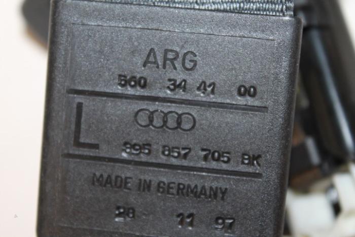 Veiligheidsgordel links-voor van een Audi A3
