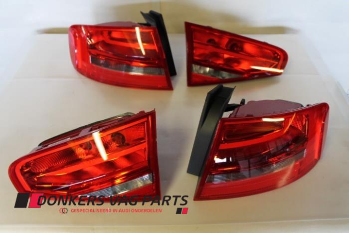 Achterlichtset links+rechts van een Audi A3 2013