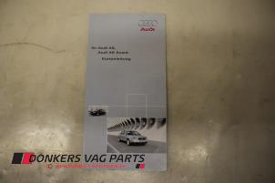 Gebruikte Instructie Boekje Audi A6 Avant (C5) 2.5 TDI V6 24V Prijs € 5,00 Margeregeling aangeboden door Donkers VAG Parts