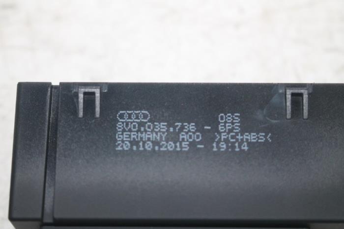 AUX/USB aansluiting van een Audi A3