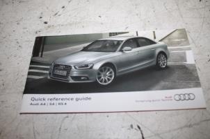 Gebruikte Instructie Boekje Audi A4 Avant (B8) 2.0 TDI 16V Prijs € 10,00 Margeregeling aangeboden door Autoparts Veghel