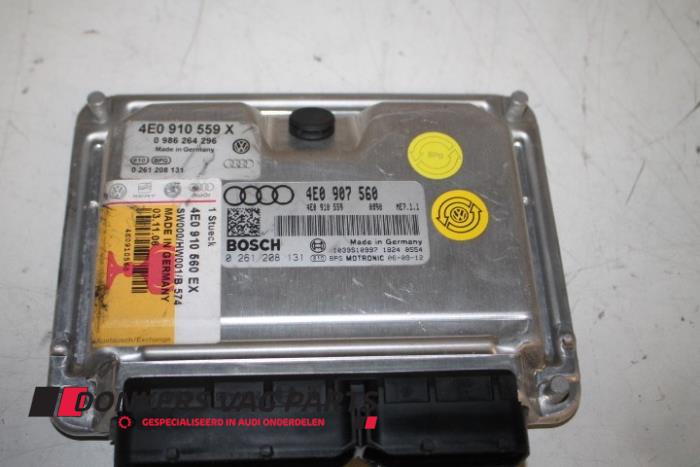 Gebruikte Computer Motormanagement Audi A8 (D3) 4.2 V8 40V Quattro Prijs € 150,00 Margeregeling aangeboden door Donkers VAG Parts