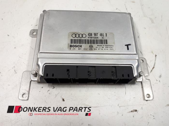 Gebruikte Computer Motormanagement Audi A8 (D2) 2.5 TDI V6 24V Quattro Prijs € 50,00 Margeregeling aangeboden door Donkers VAG Parts
