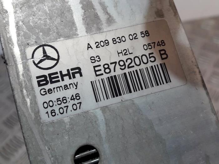 Radiateur Airco van een Mercedes-Benz CLK (W209) 1.8 200 K 16V 2007
