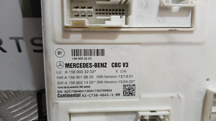 Computer Body Control van een Mercedes-Benz CLA Shooting Brake (117.9) 2.2 CLA-200 CDI, 200 d 16V 2017