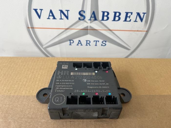 Gebruikte Module Centrale Deurvergrendeling Mercedes E (W212) E-300 CDI V6 24V BlueEfficiency Prijs € 25,00 Margeregeling aangeboden door van Sabben Parts
