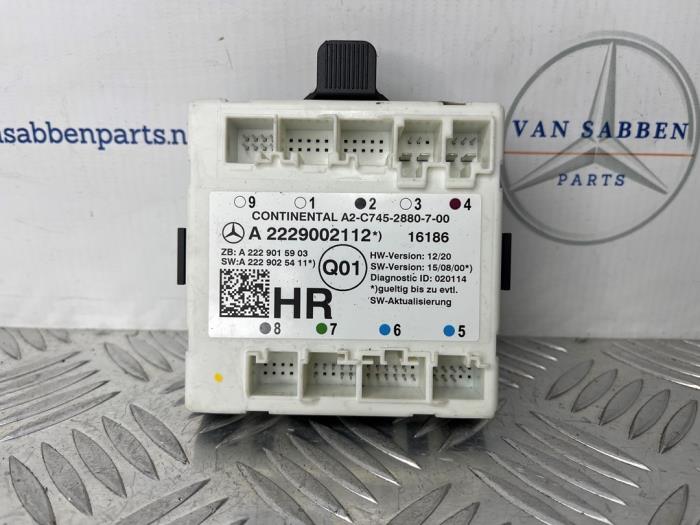 Gebruikte Module Centrale Deurvergrendeling Mercedes C (W205) C-250 2.2 CDI 16V BlueTEC, C-250d Prijs € 50,00 Margeregeling aangeboden door van Sabben Parts