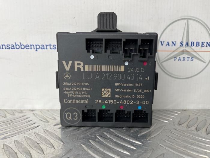 Gebruikte Module Centrale Deurvergrendeling Mercedes E (W212) E-220 CDI 16V BlueEfficiency Prijs € 20,00 Margeregeling aangeboden door van Sabben Parts