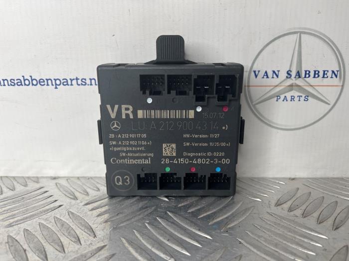 Gebruikte Module Centrale Deurvergrendeling Mercedes E (W212) E-220 CDI 16V BlueEfficiency Prijs € 20,00 Margeregeling aangeboden door van Sabben Parts