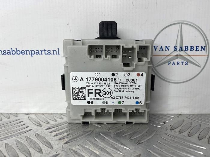 Gebruikte Module Centrale Deurvergrendeling Mercedes A (177.0) 1.3 A-180 Turbo 16V Prijs € 25,00 Margeregeling aangeboden door van Sabben Parts