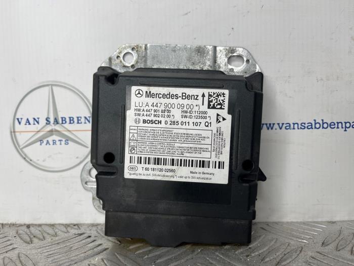 Gebruikte Module Airbag Mercedes Vito (447.6) 2.2 114 CDI 16V Prijs € 90,75 Inclusief btw aangeboden door van Sabben Parts