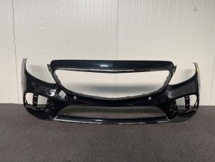 Gebruikte Voorbumper Mercedes C (W205) C-200 2.0 CGI 4-Matic 16V Prijs € 500,00 Margeregeling aangeboden door van Sabben Parts