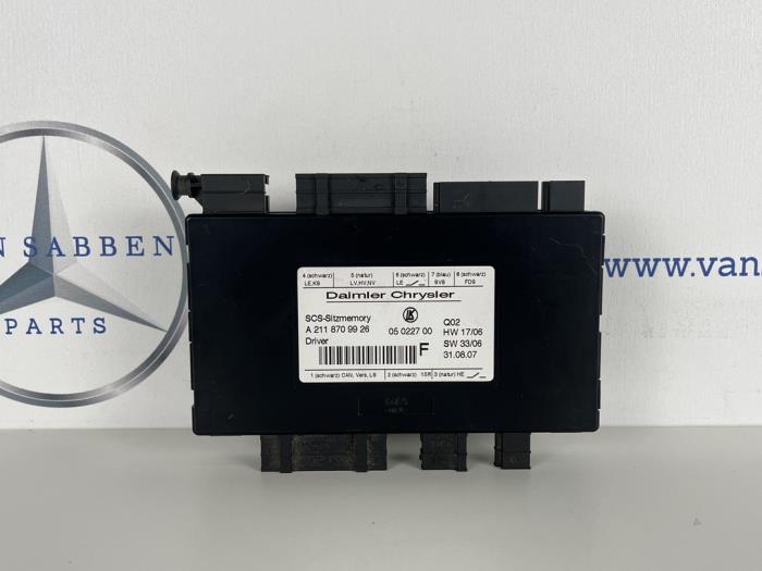 Gebruikte Computer stoel Mercedes ML II (164/4JG) 3.0 ML-320 CDI 4-Matic V6 24V Prijs € 40,00 Margeregeling aangeboden door van Sabben Parts