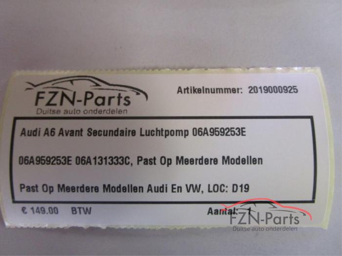 Gebruikte Module ontsteking Diversen Diversen Prijs € 149,00 Inclusief btw aangeboden door FZN Parts