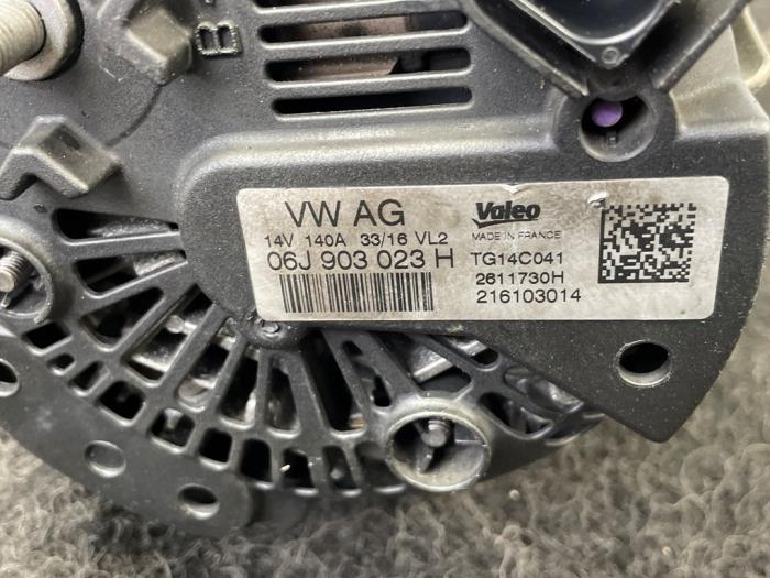 Dynamo van een Volkswagen Golf VII (AUA) 2.0 GTI 16V 2016