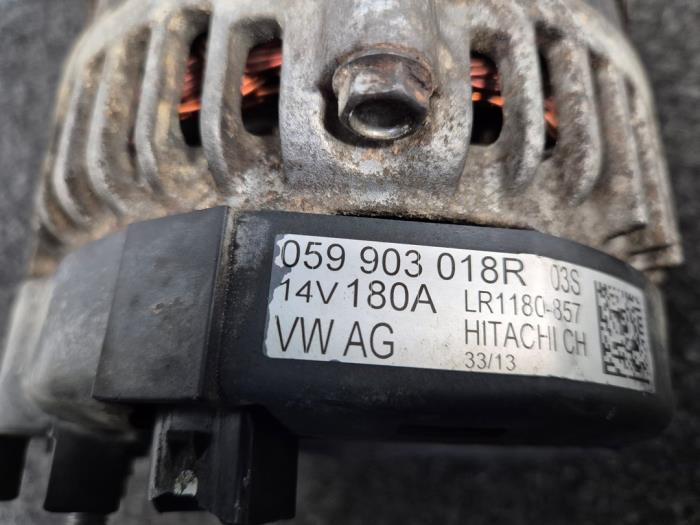 Dynamo van een Audi SQ5 (8RB) 3.0 TDI V6 24V 2013