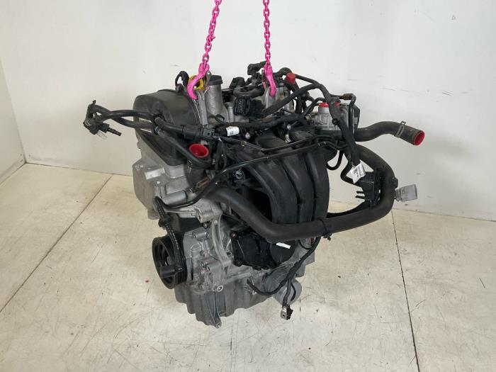 Motor van een Volkswagen E-Up 2019