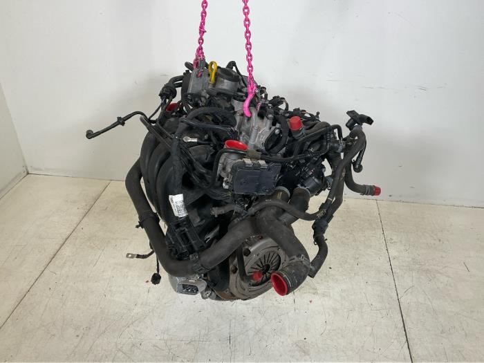 Motor van een Volkswagen E-Up 2019