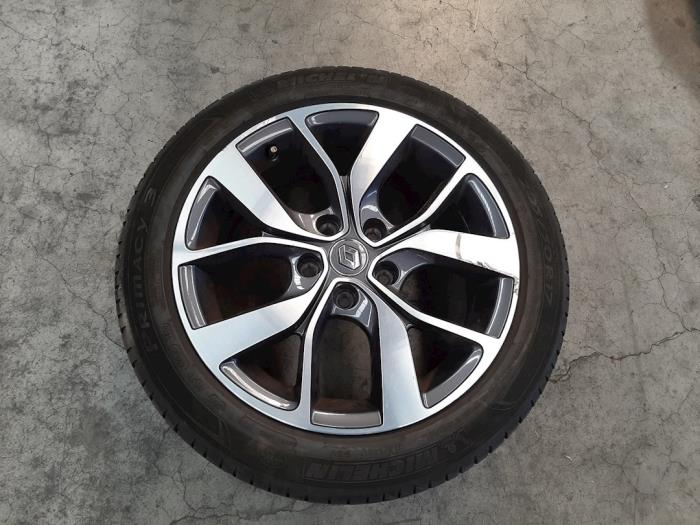 Jante + pneumatique Renault Megane