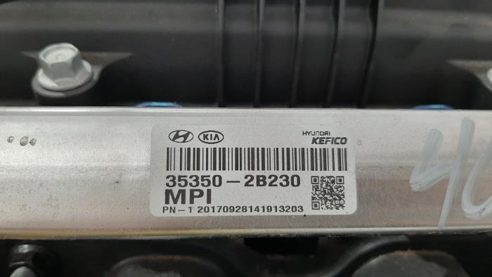Motor van een Hyundai iX20 (JC) 1.6i 16V 2018