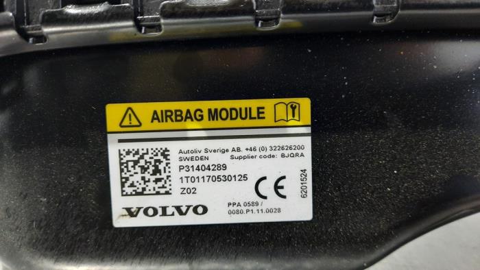 Airbag voetgangers van een Volvo V40 (MV) 2.0 D2 16V 2017