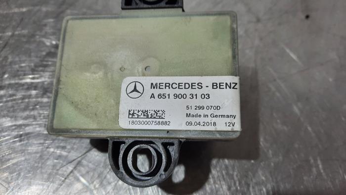 Gloeirelais van een Mercedes-Benz B (W246,242) 2.1 B-200 CDI BlueEFFICIENCY, B-200d 16V 2018