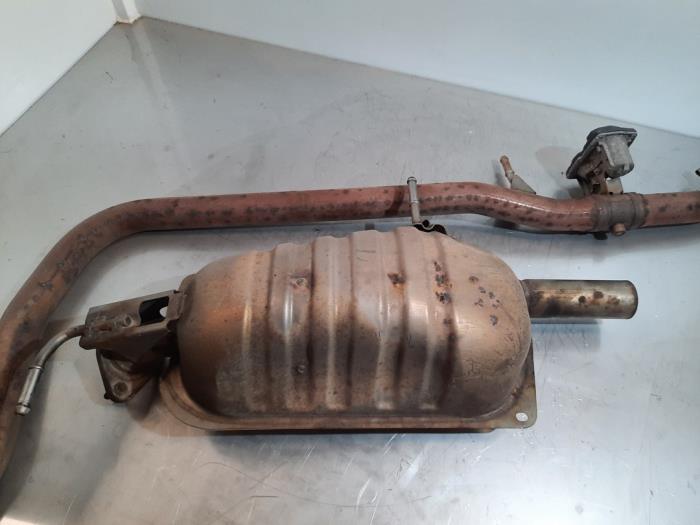 Exhaust middle section Mazda 2.