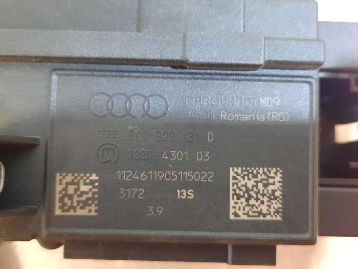 Sleutel+Contactslot van een Audi A5 Sportback (8TA) 2.0 TDI 16V 2012