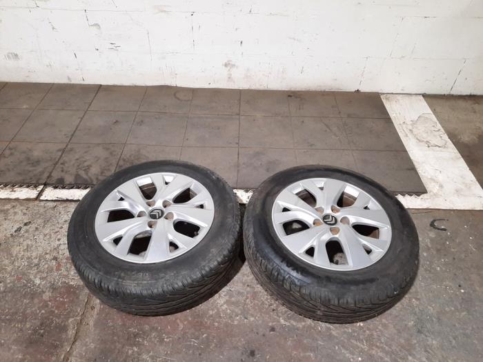 Set of wheels + tyres Citroen C4 Grand Picasso