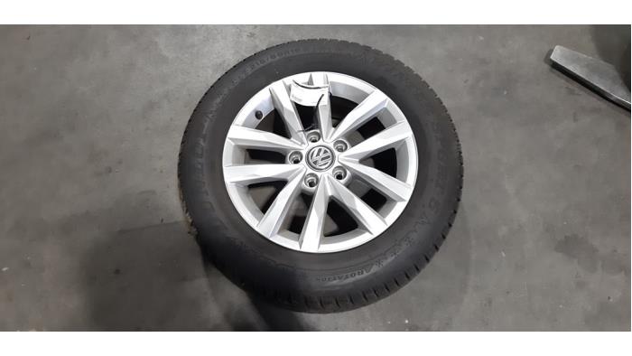Wheel + winter tyre Volkswagen Touran