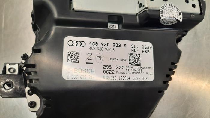 Kilometerteller KM van een Audi A6 Avant (C7) 2.0 TDI 16V 2014