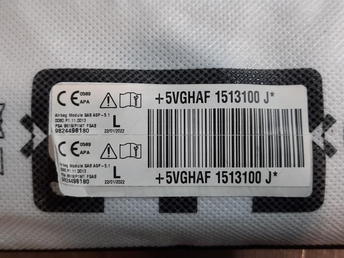 Airbag stoel (zitplaats) van een Citroën C3 (SX/SW) 1.5 Blue HDi 100 16V 2022