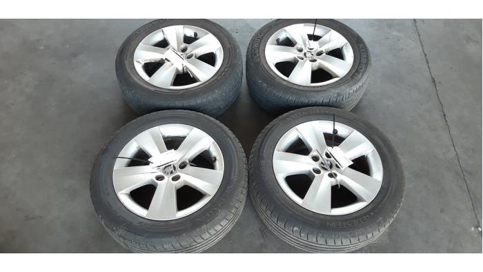 Set of wheels + tyres Skoda Fabia