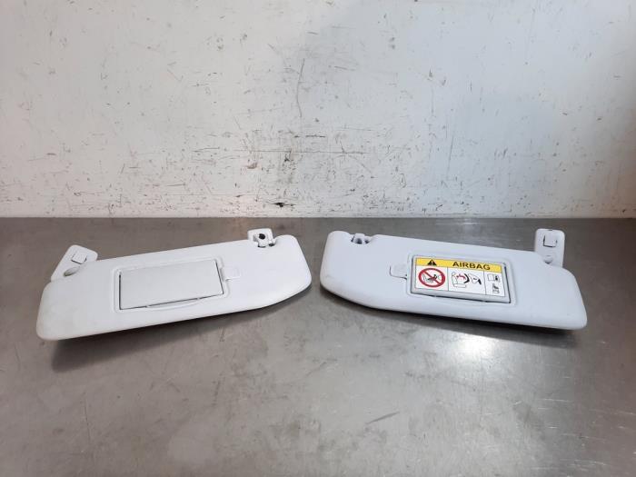 Sun visor set Peugeot 208