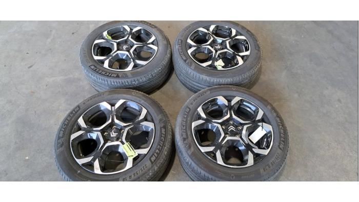 Kit jantes + pneumatiques Citroen C5 Aircross