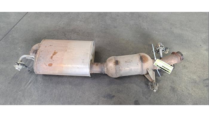 Echappement silencieux arrière+central Peugeot Expert