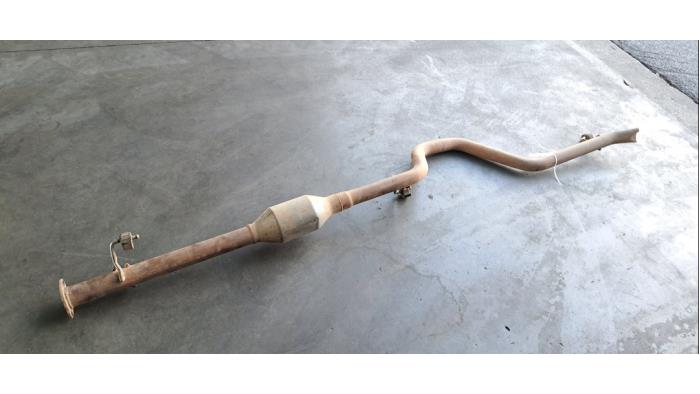 Echappement silencieux arrière+central Toyota Hilux