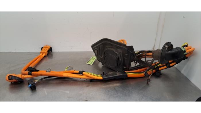 Charching port electric car Mercedes EQC