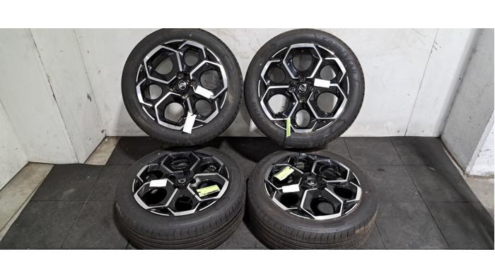 Kit jantes + pneumatiques Citroen C3