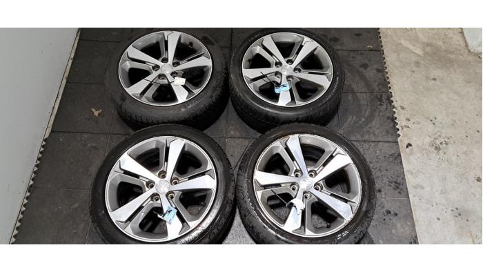 Kit jantes + pneumatiques Peugeot 308