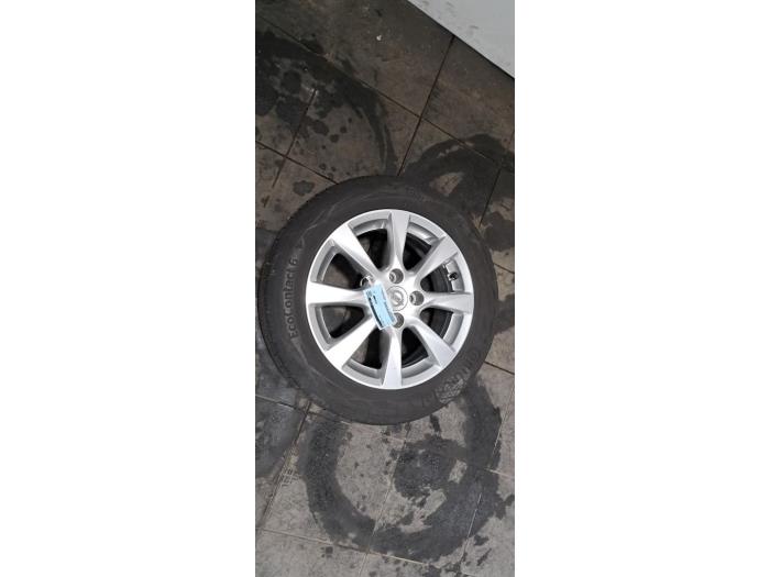 Jante + pneumatique Opel Corsa