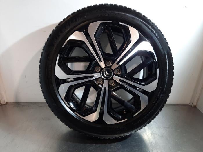 Jante + pneu d'hiver Citroen C5