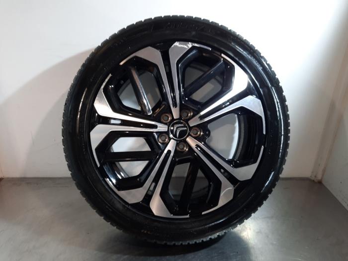 Jante + pneu d'hiver Citroen C5