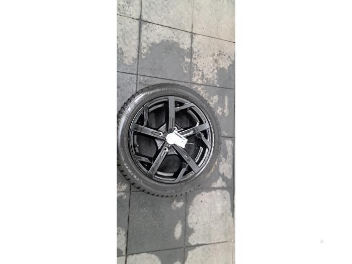 Jante + pneu d'hiver Aixam City S