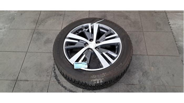Jante + pneumatique Peugeot 5008