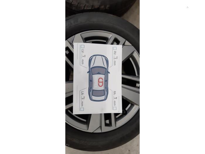 Kit jantes + pneumatiques Peugeot 308