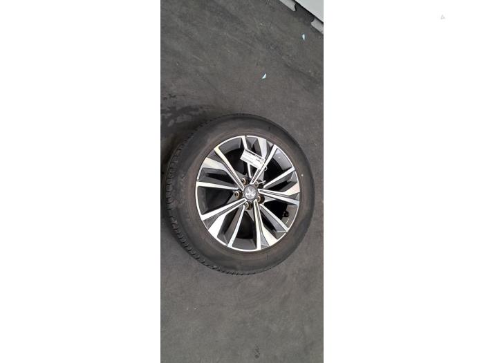 Jante + pneumatique Peugeot 508