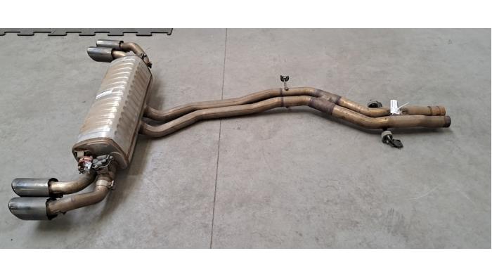 Echappement silencieux arrière+central Porsche Cayenne