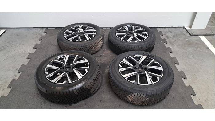 Kit jantes + pneumatiques Citroen C4